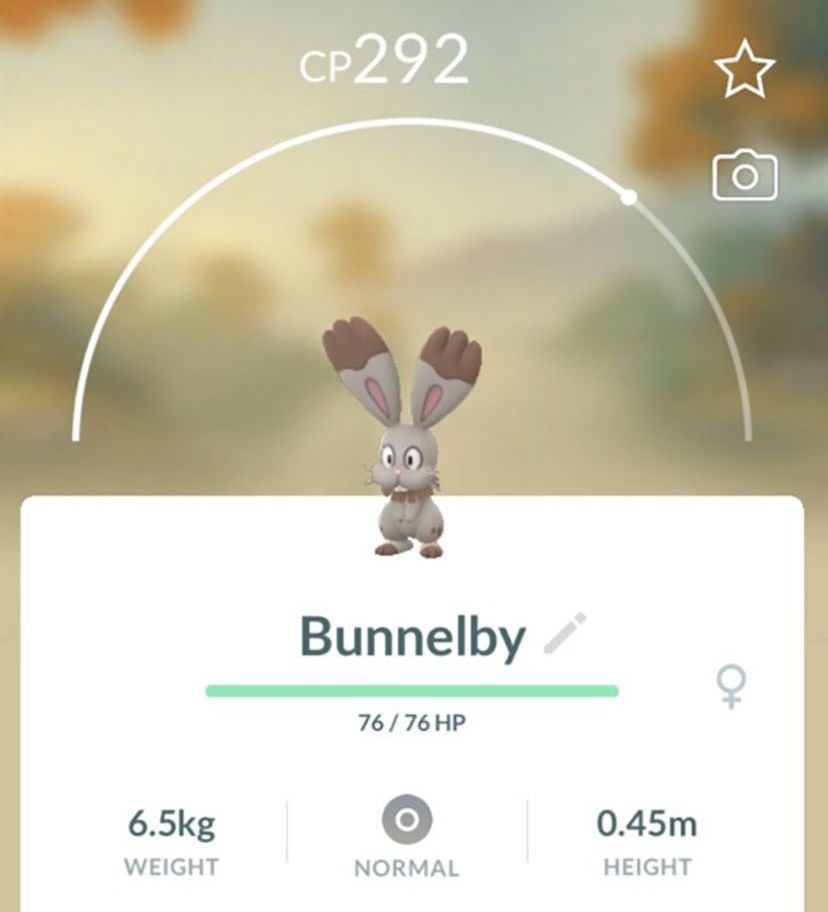 Bunnelby 100 Perfect Iv Stats Shiny Bunnelby In Pok Mon Go Gamestrex
